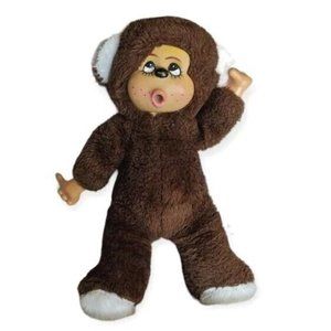 Monchhichi Atlanta Novelty Plush Thumb Sucker Monkey Gerber Stuffed Animal Vtg